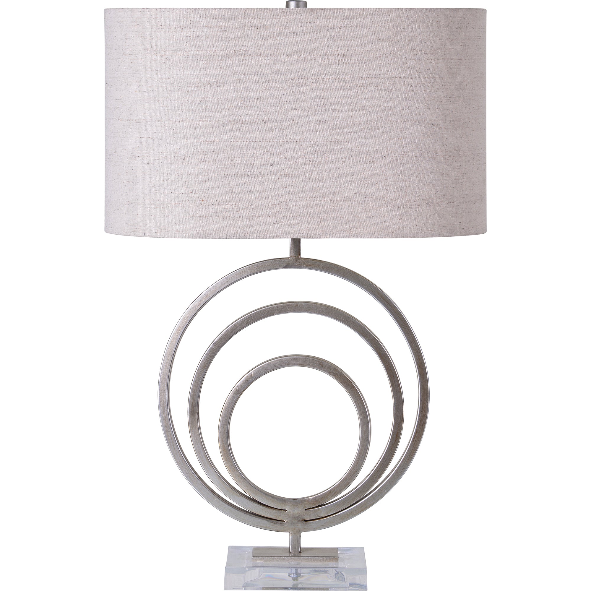 Mashona 17" Iron - Clear Acrylic Table Lamp