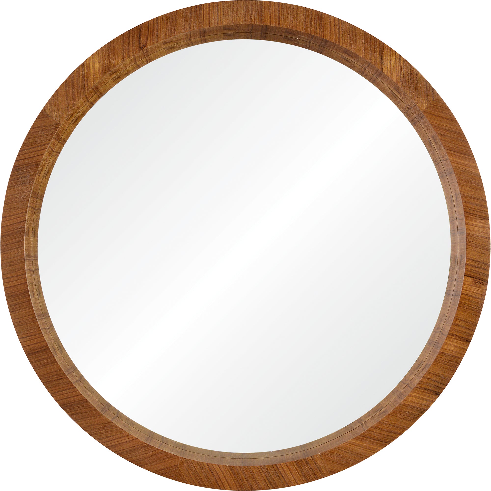 Brynjar 32.5" Wood Veener - Walnut Mirror
