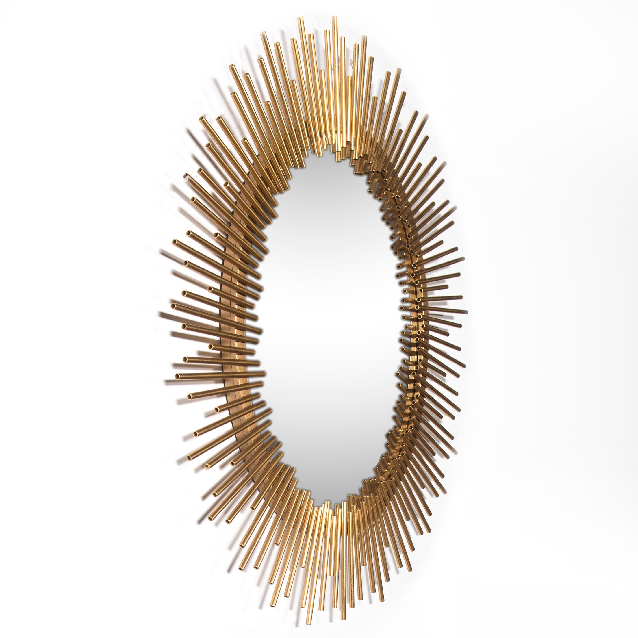 Orwell 32" Iron - Gold Leaf Mirror