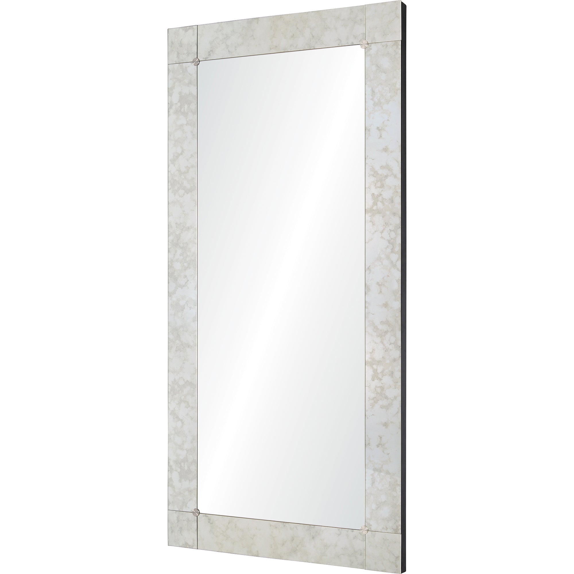 Copperas 40" Polished - Satin Nickel Mirror