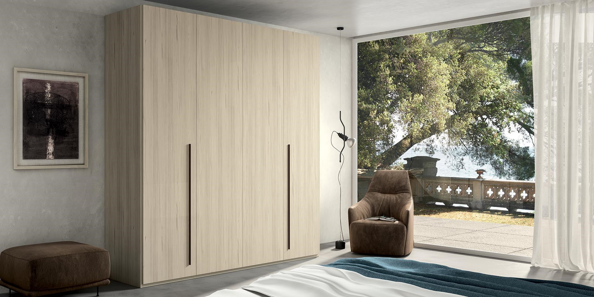 Perla 4-Door Armoire