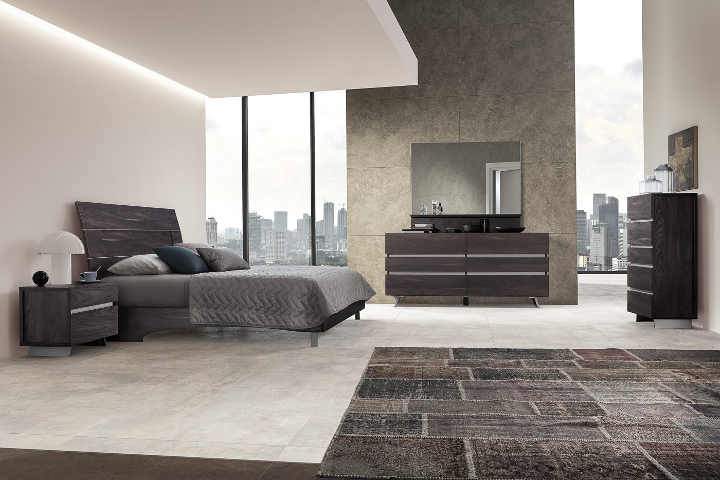 Newstar 2-Drawer Nightstand