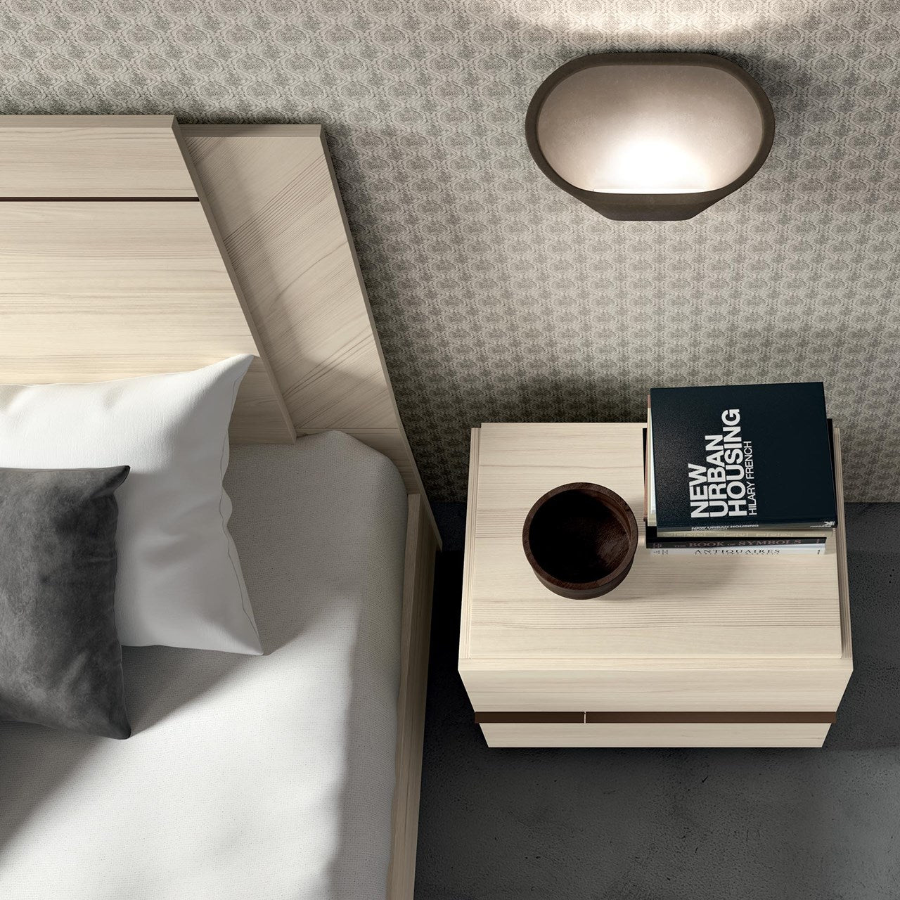 Perla 2-Drawer Nightstand