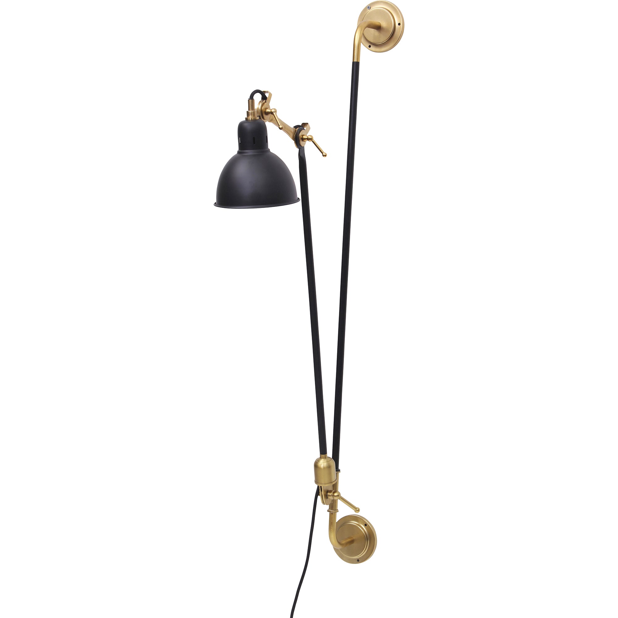 Bristo 21" Iron - Gold Wall Light