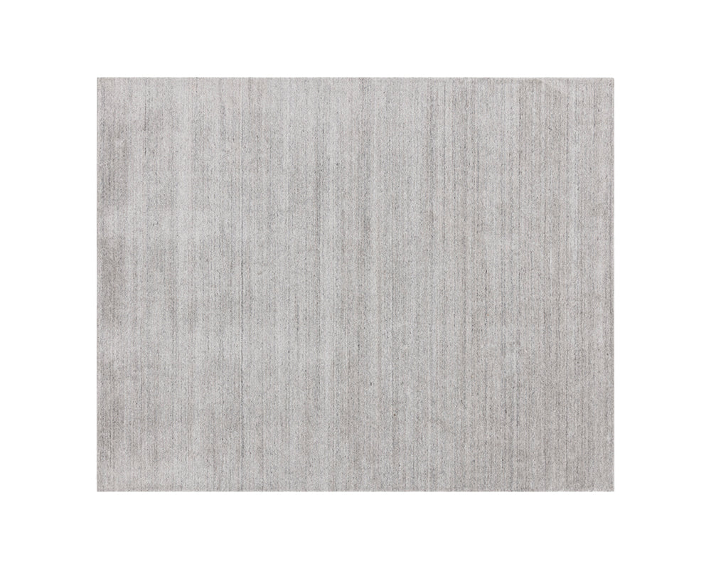 Alaska Hand-Loomed Rug - Grey/Ivory - 8' X 10'