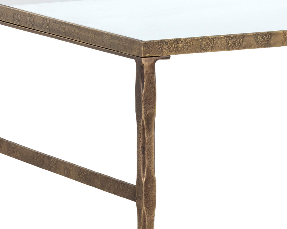 Bruna Desk - Antique Brass