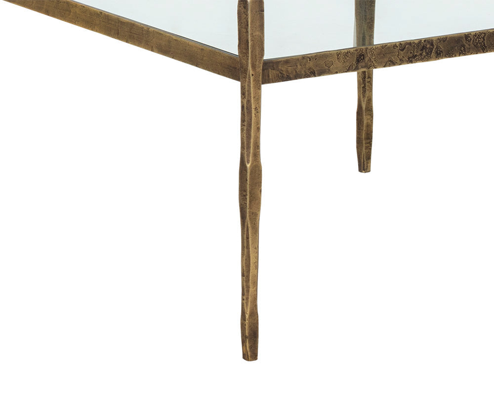 Bruna Desk - Antique Brass