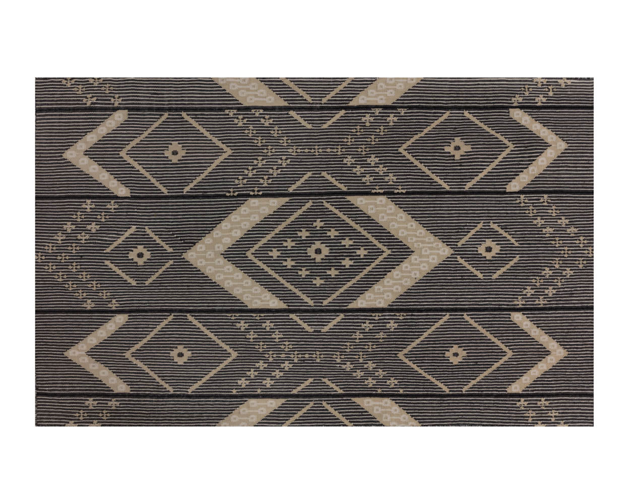 Asana Hand-woven Rug - Black
