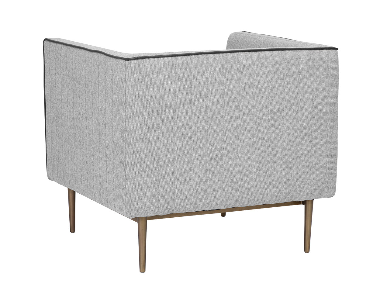 Batavia Armchair - Belfast Heather Grey / Bravo Portabella