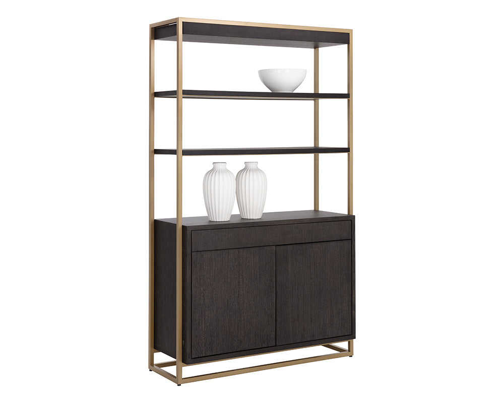 Baldessara Bookcase - Brown