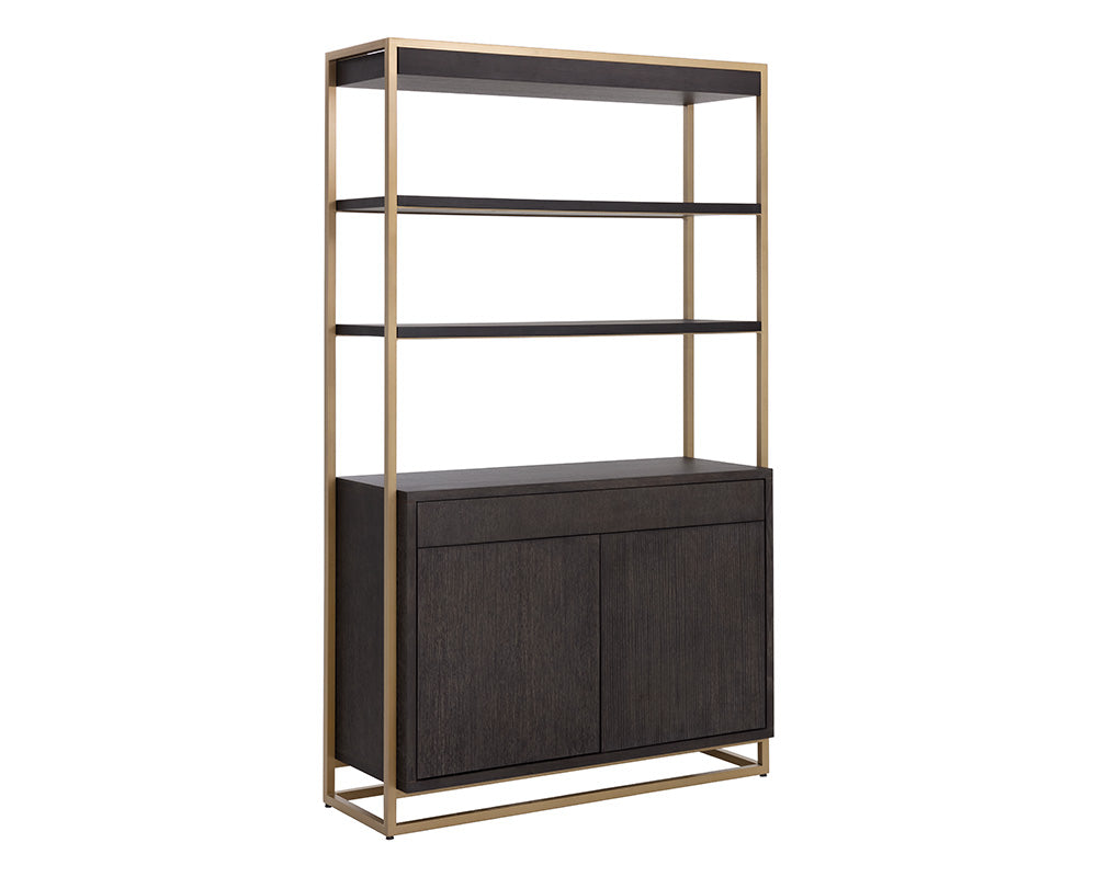 Baldessara Bookcase - Brown