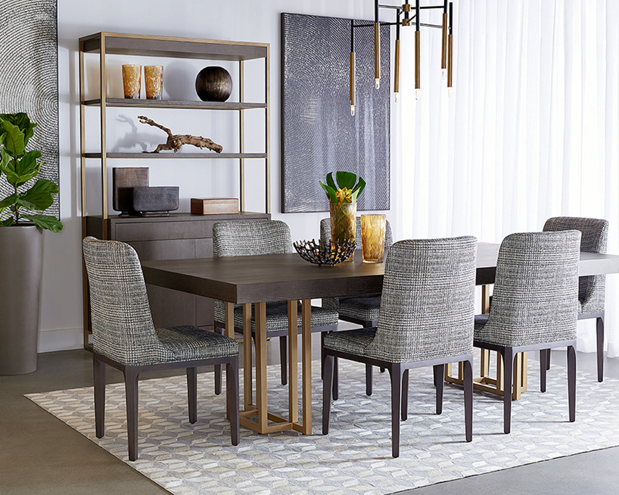 Baldessara Bookcase - Brown