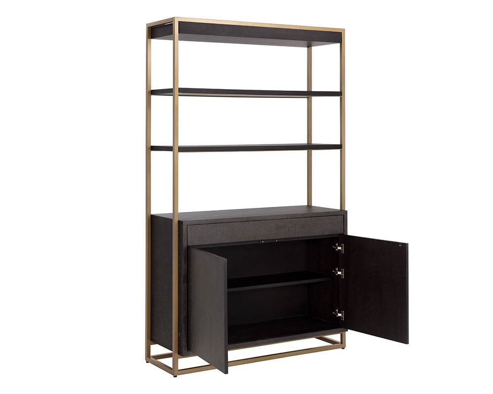 Baldessara Bookcase - Brown