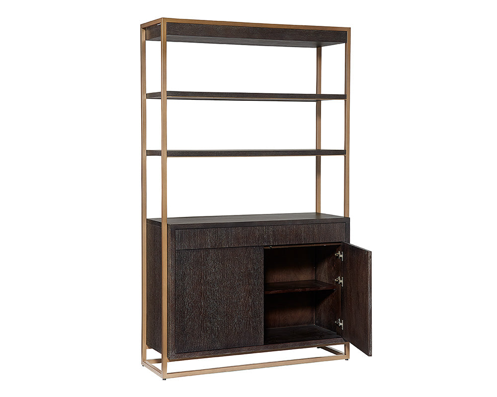 Baldessara Bookcase - Brown