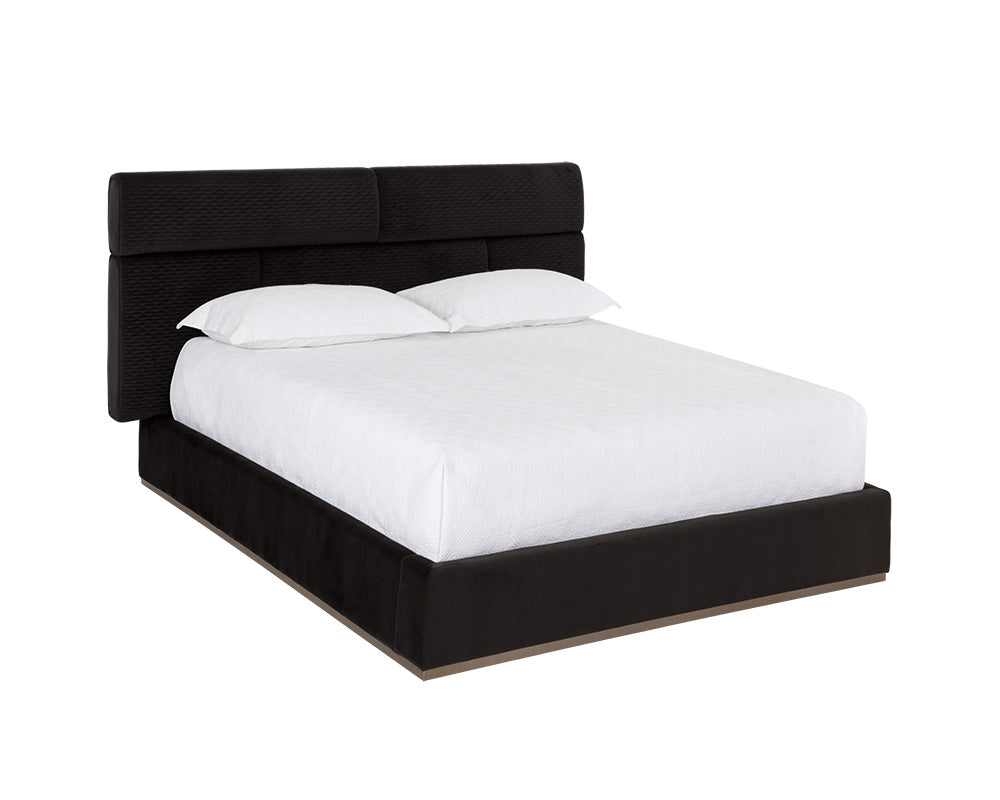 Beckham Bed -  Abbington Charred Brown