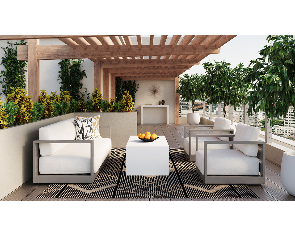 Asana Hand-woven Rug - Black