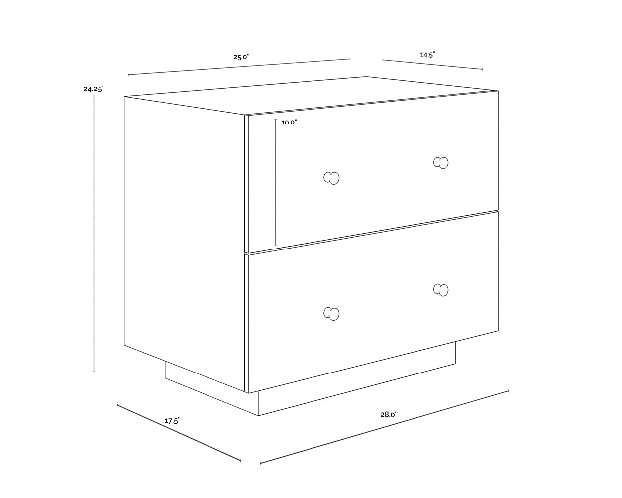 Arlington Nightstand - Black
