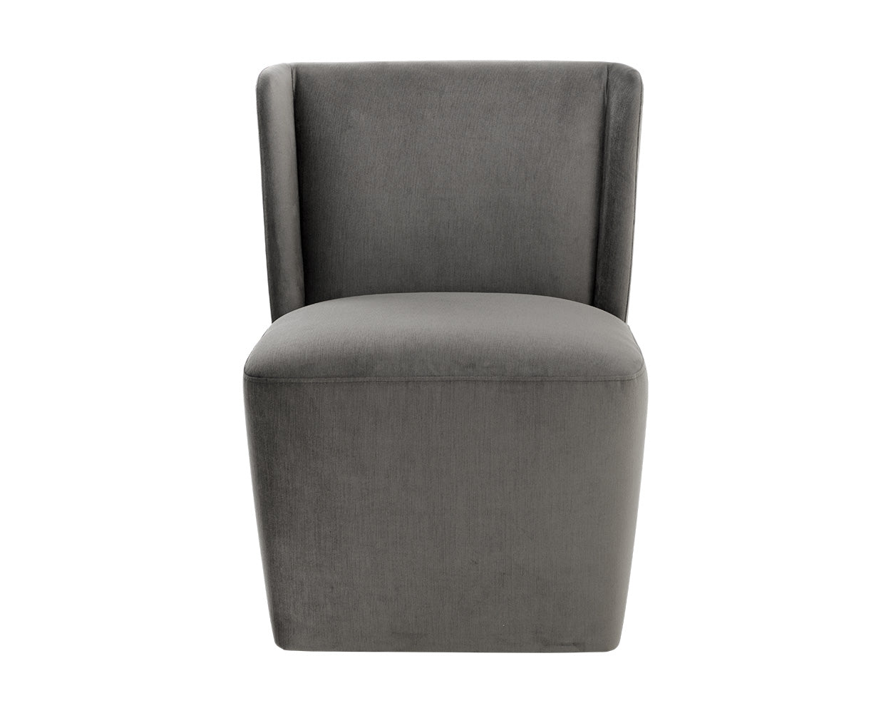 Amita Wheeled Dining Chair Piccolo Pebble