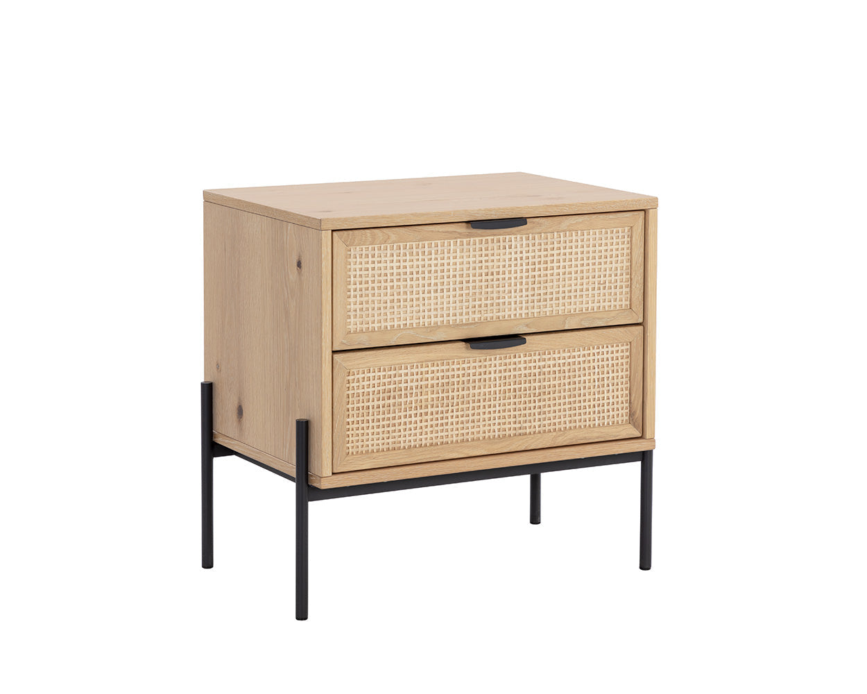 Avida Nightstand - Rustic Oak