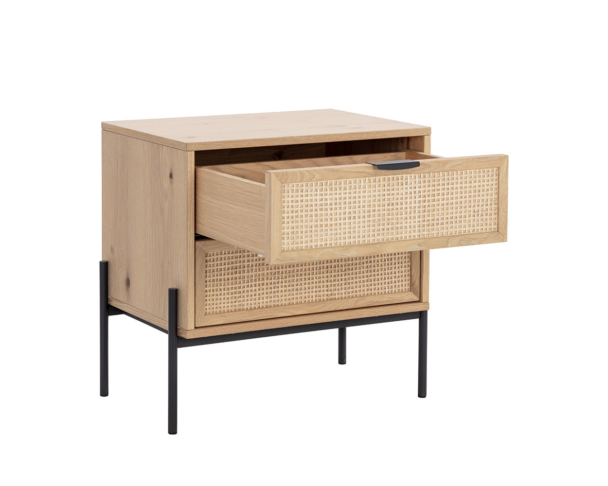 Avida Nightstand - Rustic Oak