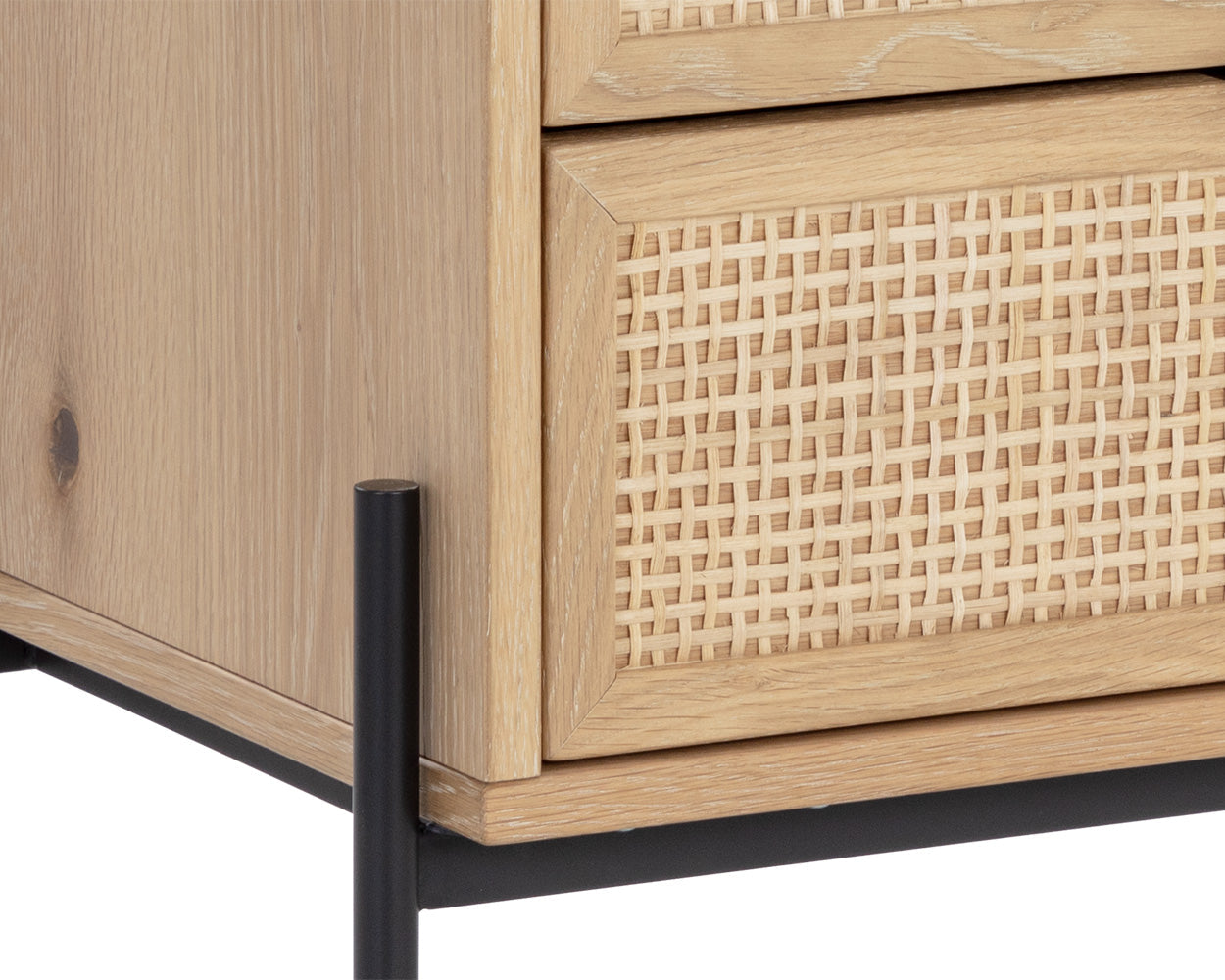 Avida Nightstand - Rustic Oak