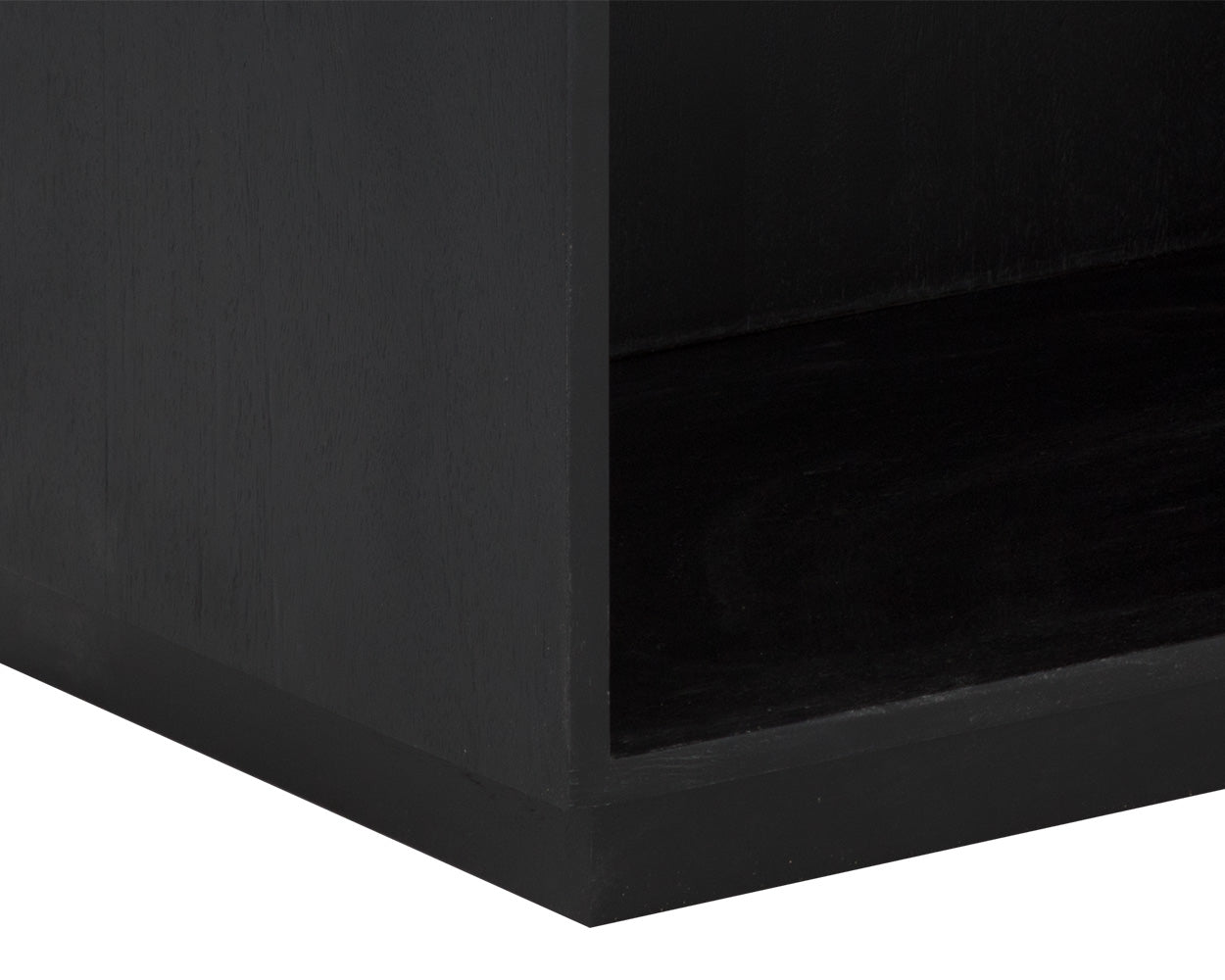 Algarve Nighstand - Black/Champagne Gold