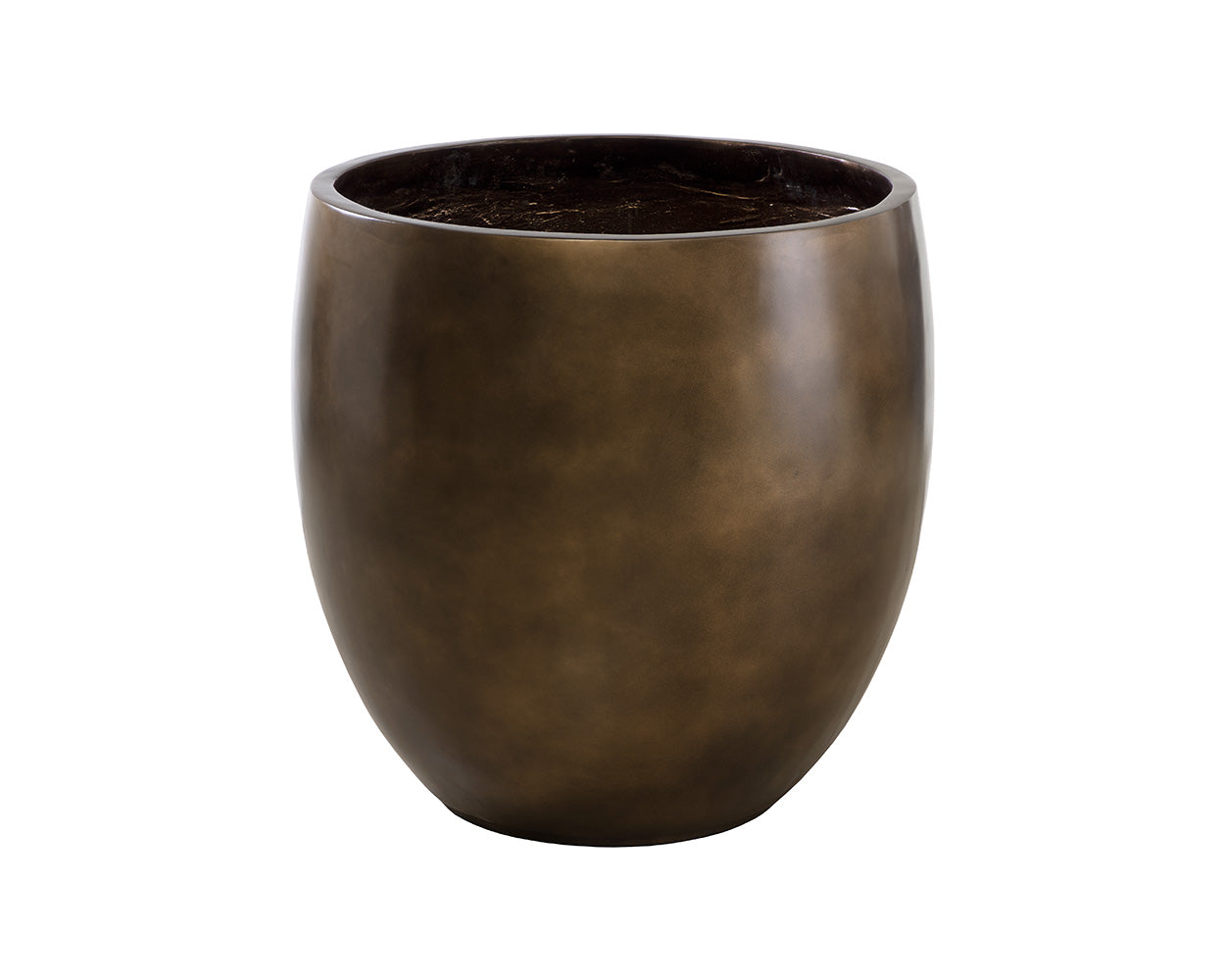 Aster Planter - Large - Round - Antique Bronze Look