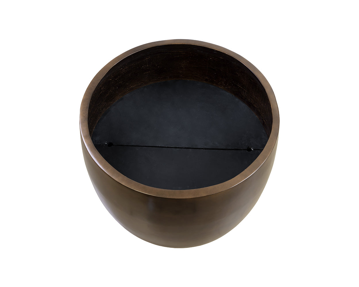 Aster Planter - Large - Round - Antique Bronze Look
