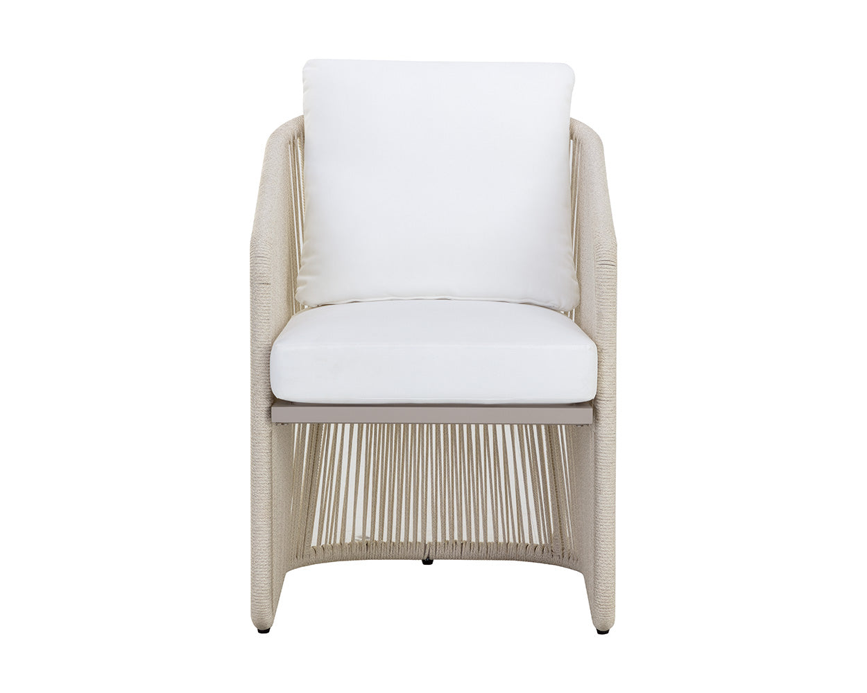 Allariz Dining Armchair - Greige - Stinson White