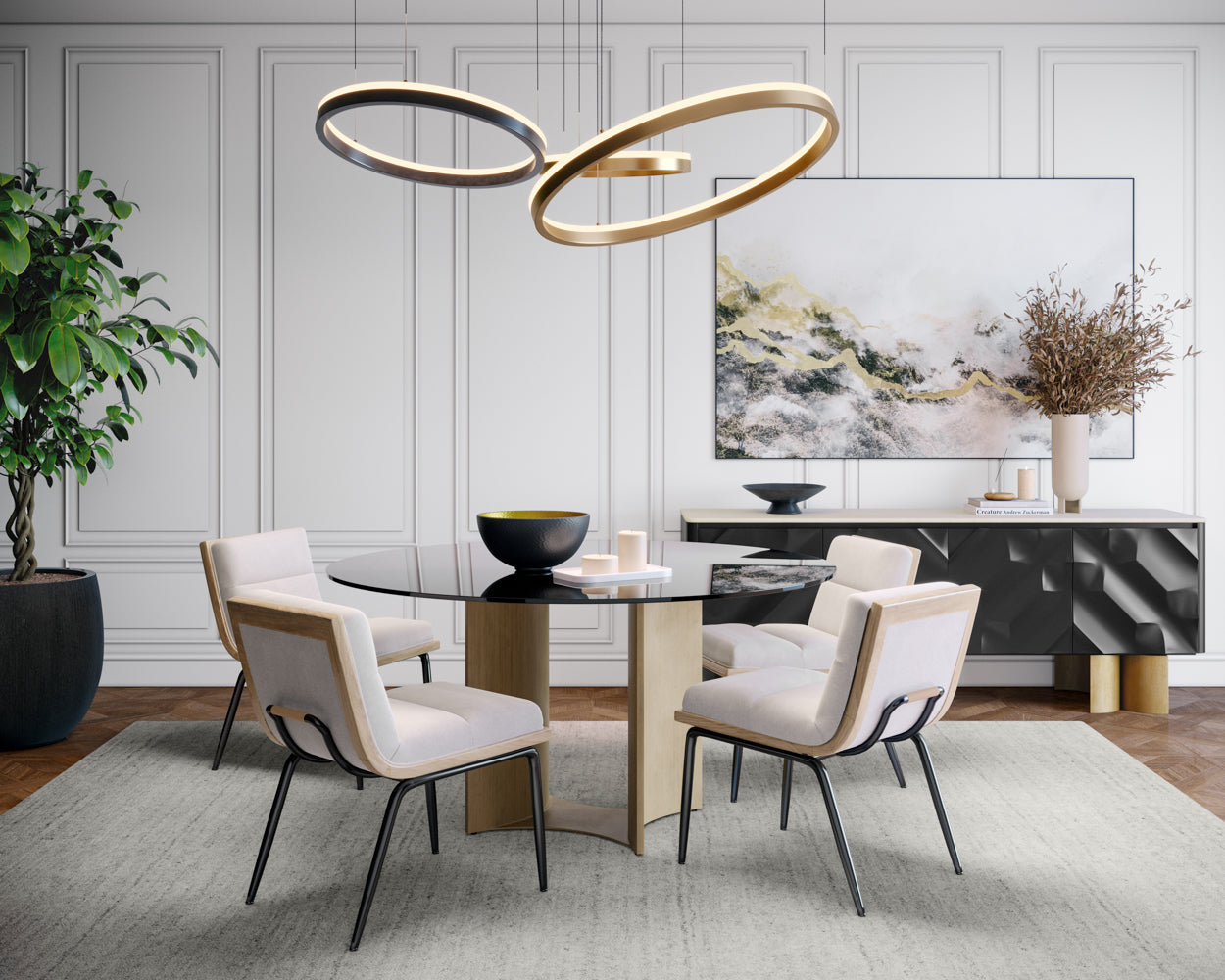 Abilene Dining Chair - Polo Club Muslin