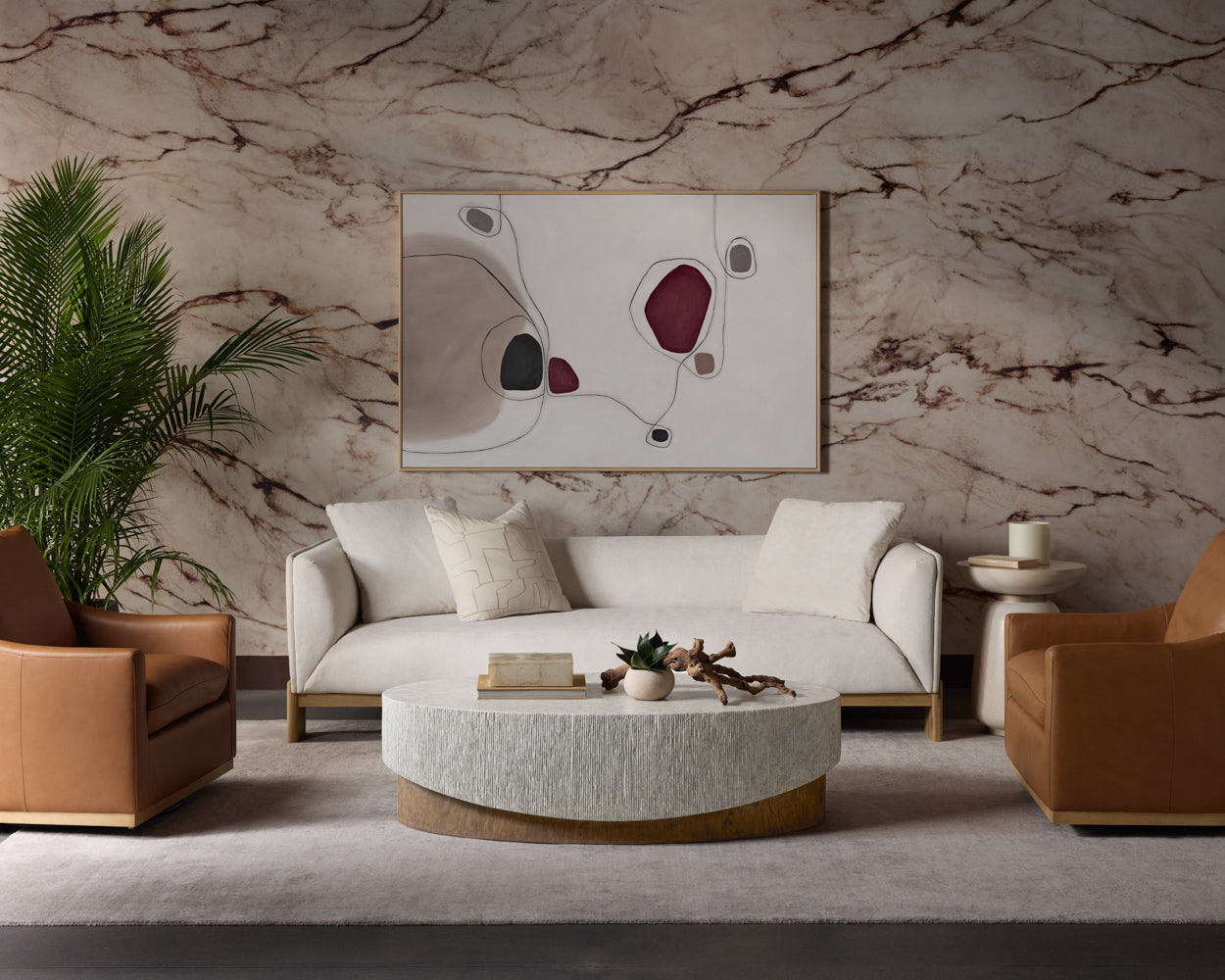 Anwa Sofa - Polo Club Muslin