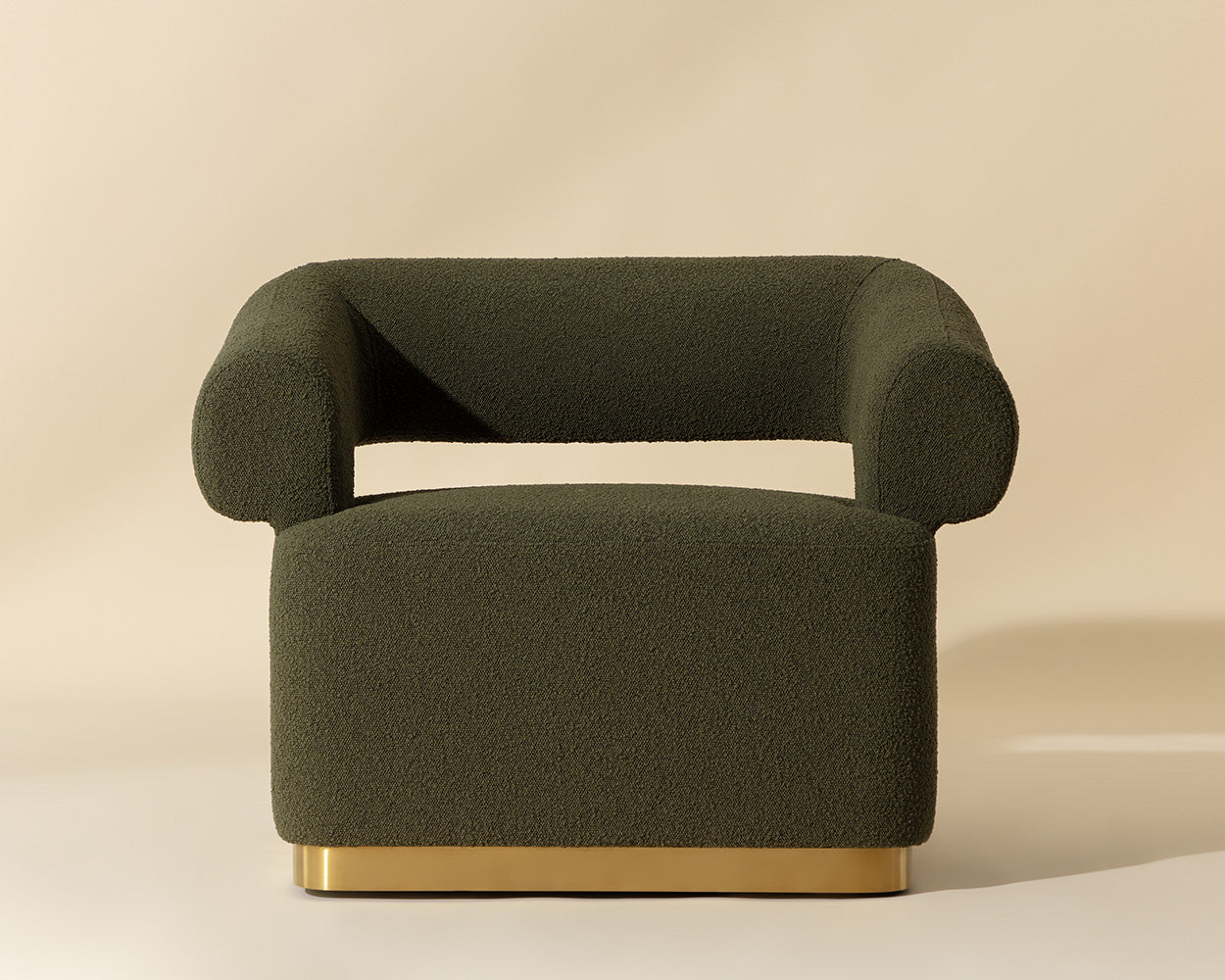 Aggie Swivel Lounge Chair - Copenhagen Olive