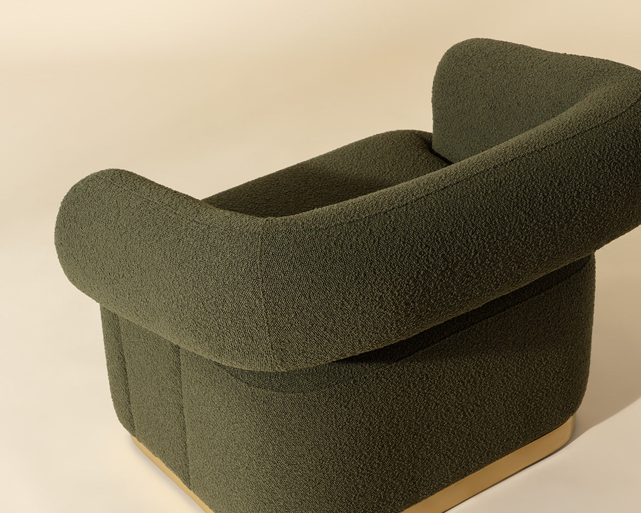 Aggie Swivel Lounge Chair - Copenhagen Olive