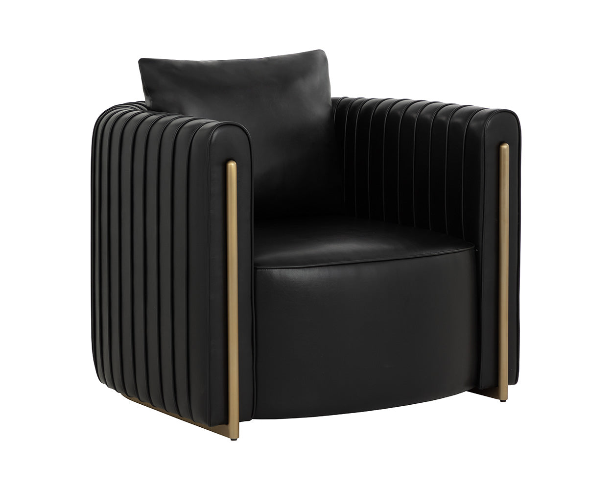 Alix Lounge Chair - Catina Black