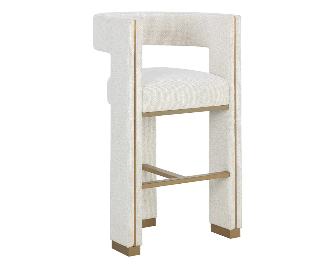Adamina Barstool - Rhea Light Barley