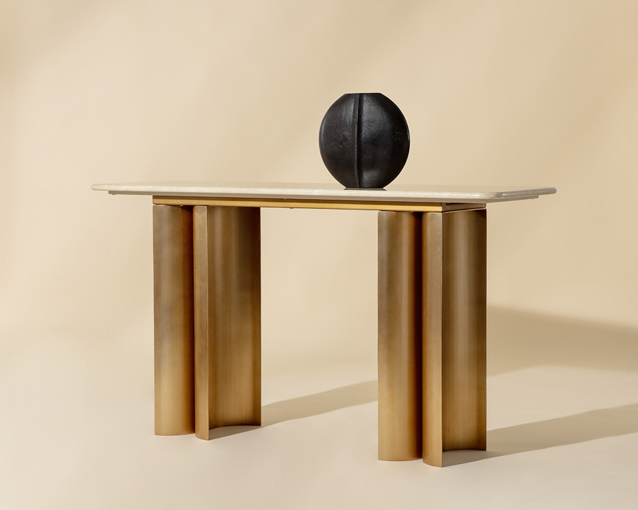 Astara Console Table - Antique Brass