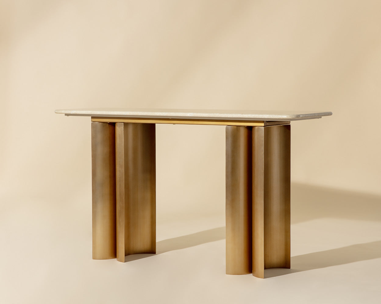 Astara Console Table - Antique Brass