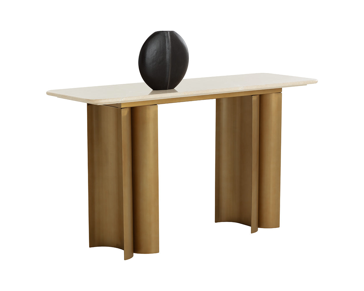 Astara Console Table - Antique Brass