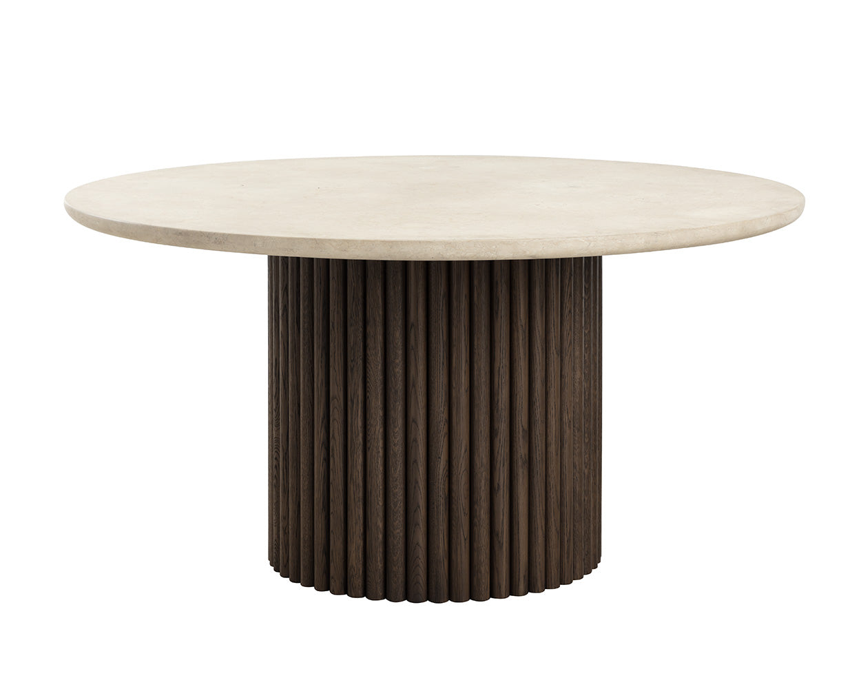 Banyan Dining Table - 59" - Dark Brown