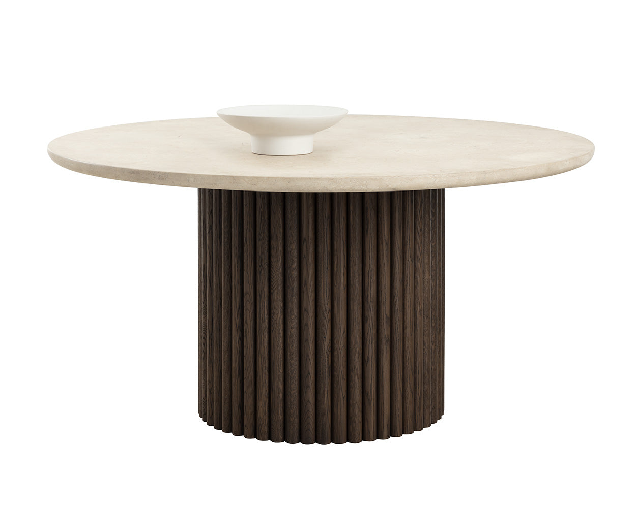Banyan Dining Table - 59" - Dark Brown