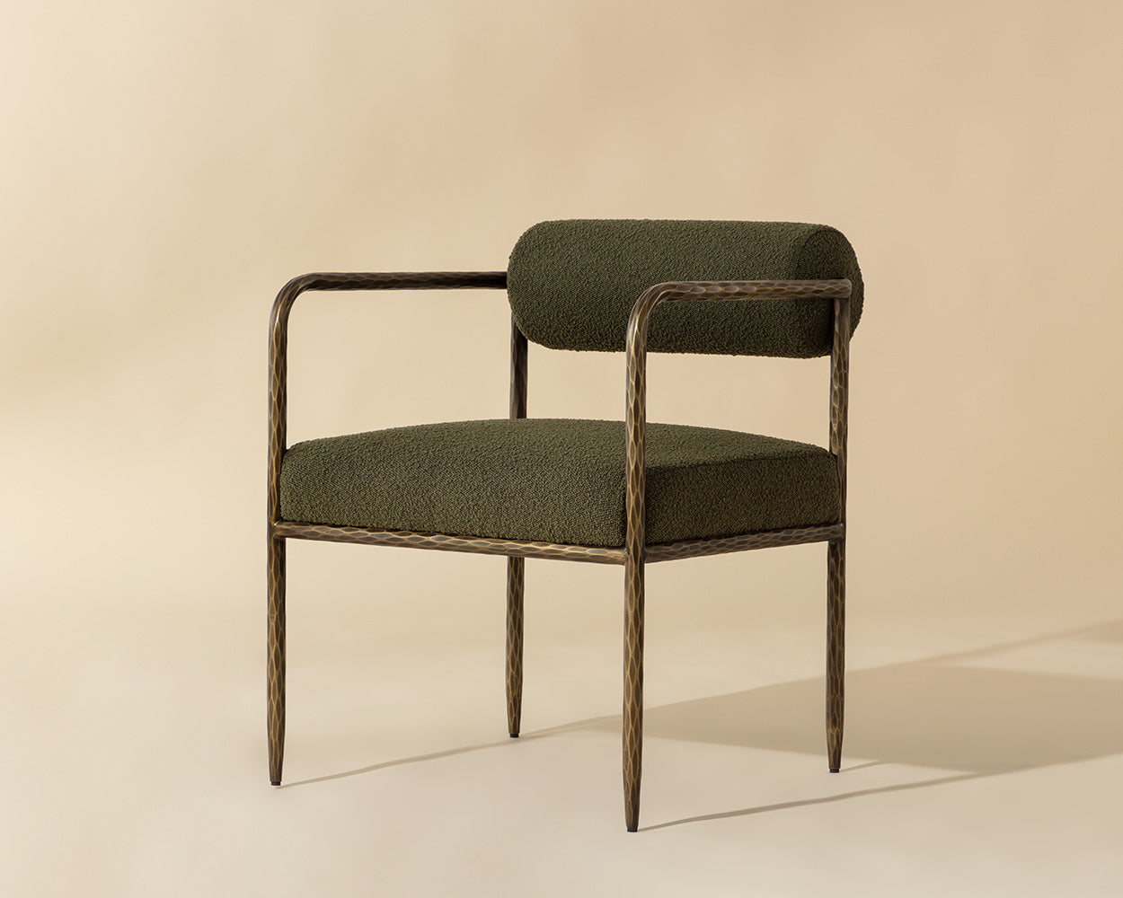 Ajani Dining Armchair - Copenhagen Olive