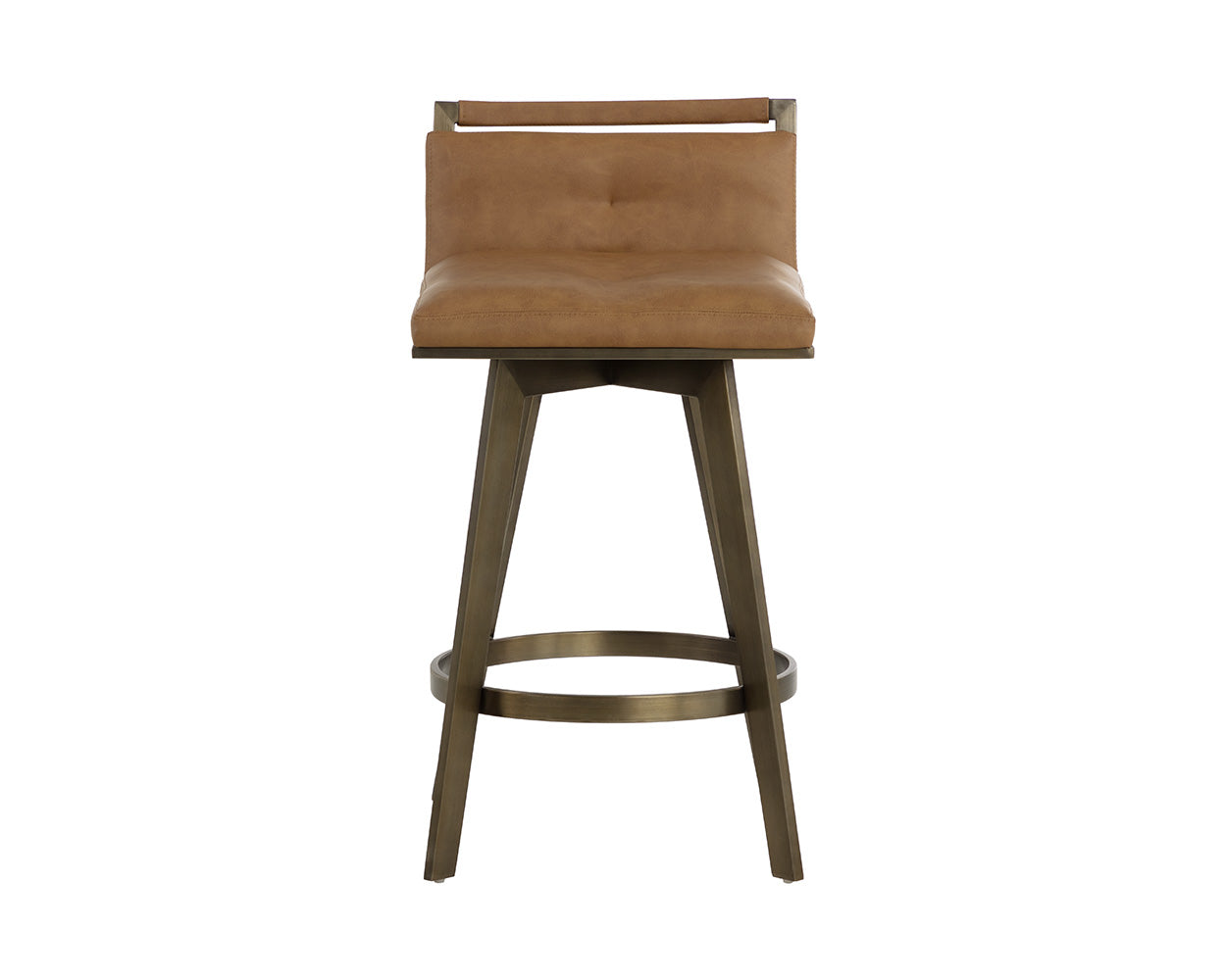 Arizona Swivel Counter Stool - Milliken Cognac