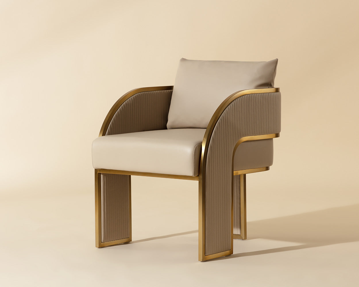 Baz Dining Armchair - Napa Beige