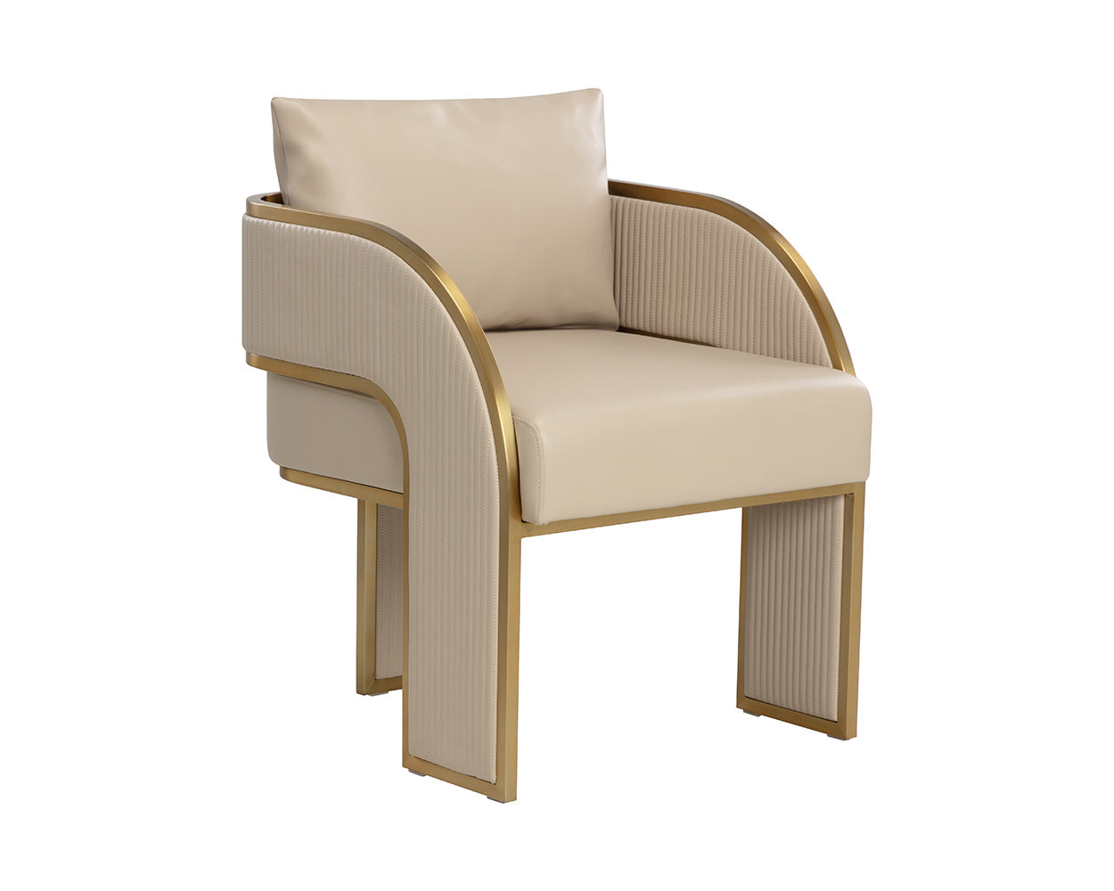 Baz Dining Armchair - Napa Beige