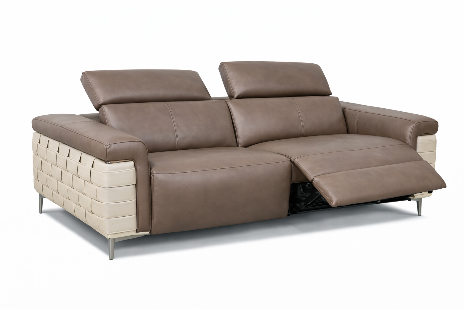 Baskt Dual Power Reclining Condo Sofa