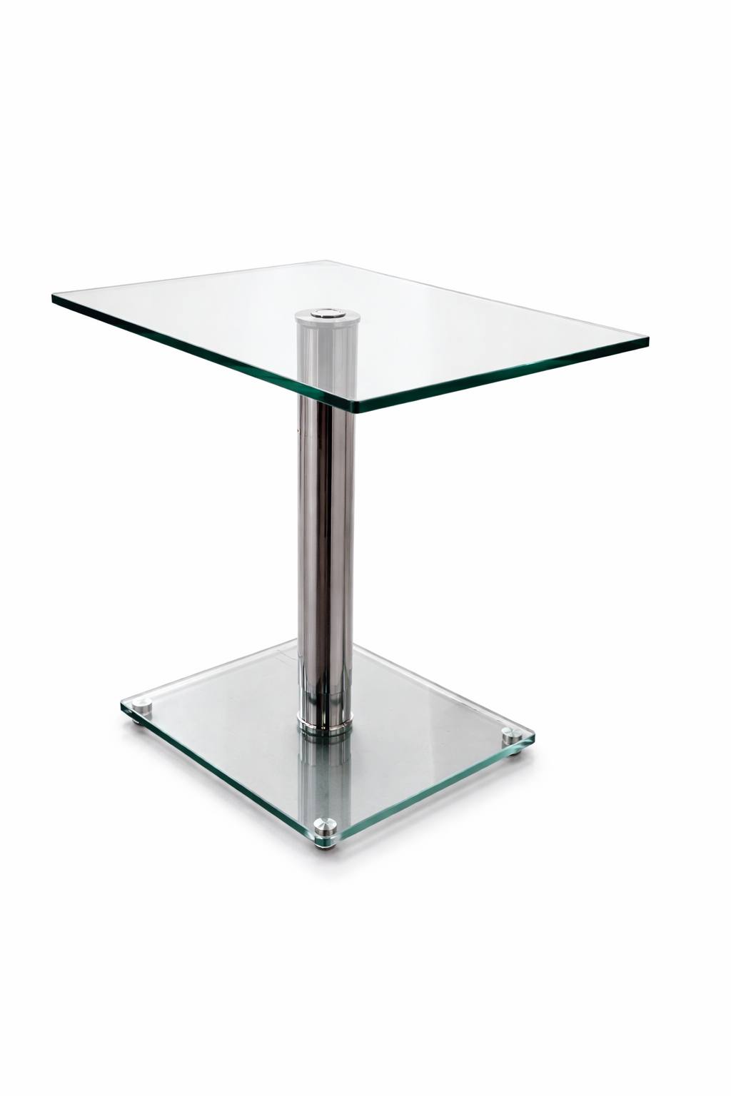 Elevate Lift Glass End Table
