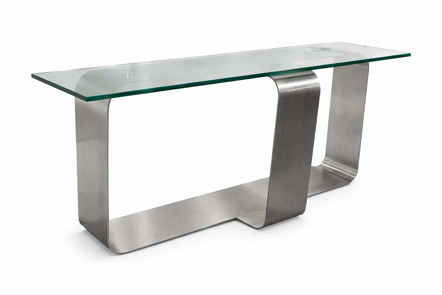 Neutron 57" Glass Console Table