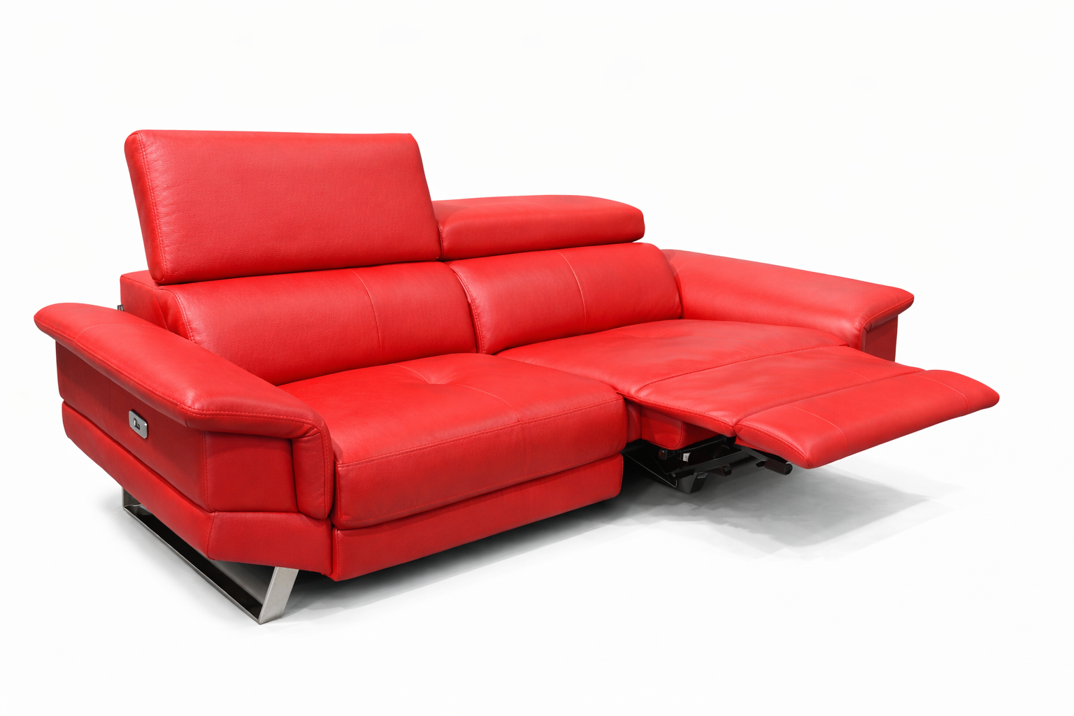 Select Leather Power Reclining Sofa + Loveseat