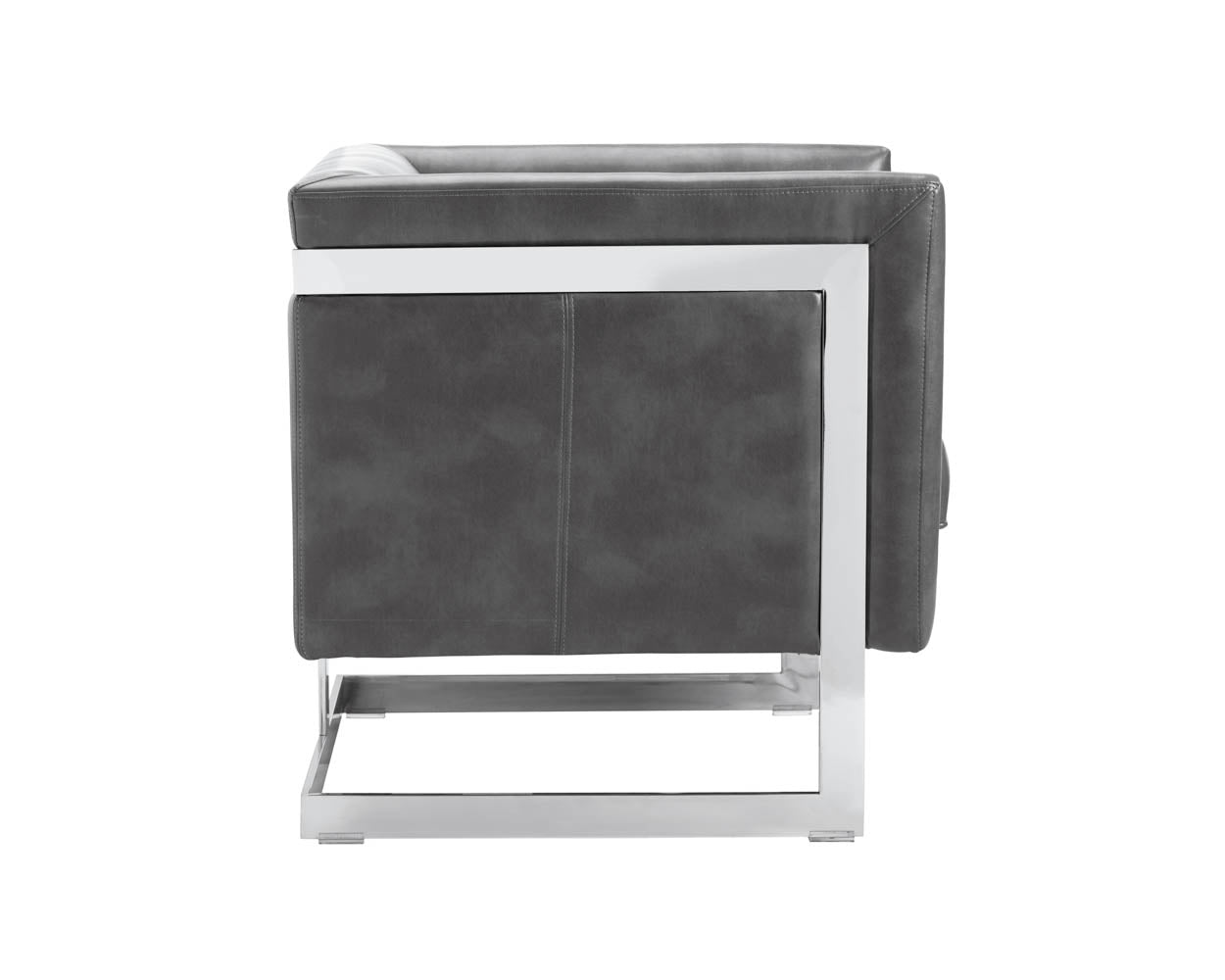 Soho Armchair - Stainless Steel - Cantina Magnetite