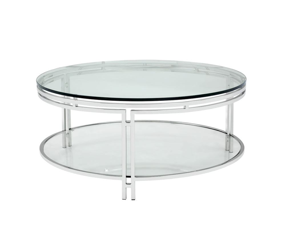 Andros Coffee Table - Stainless Steel